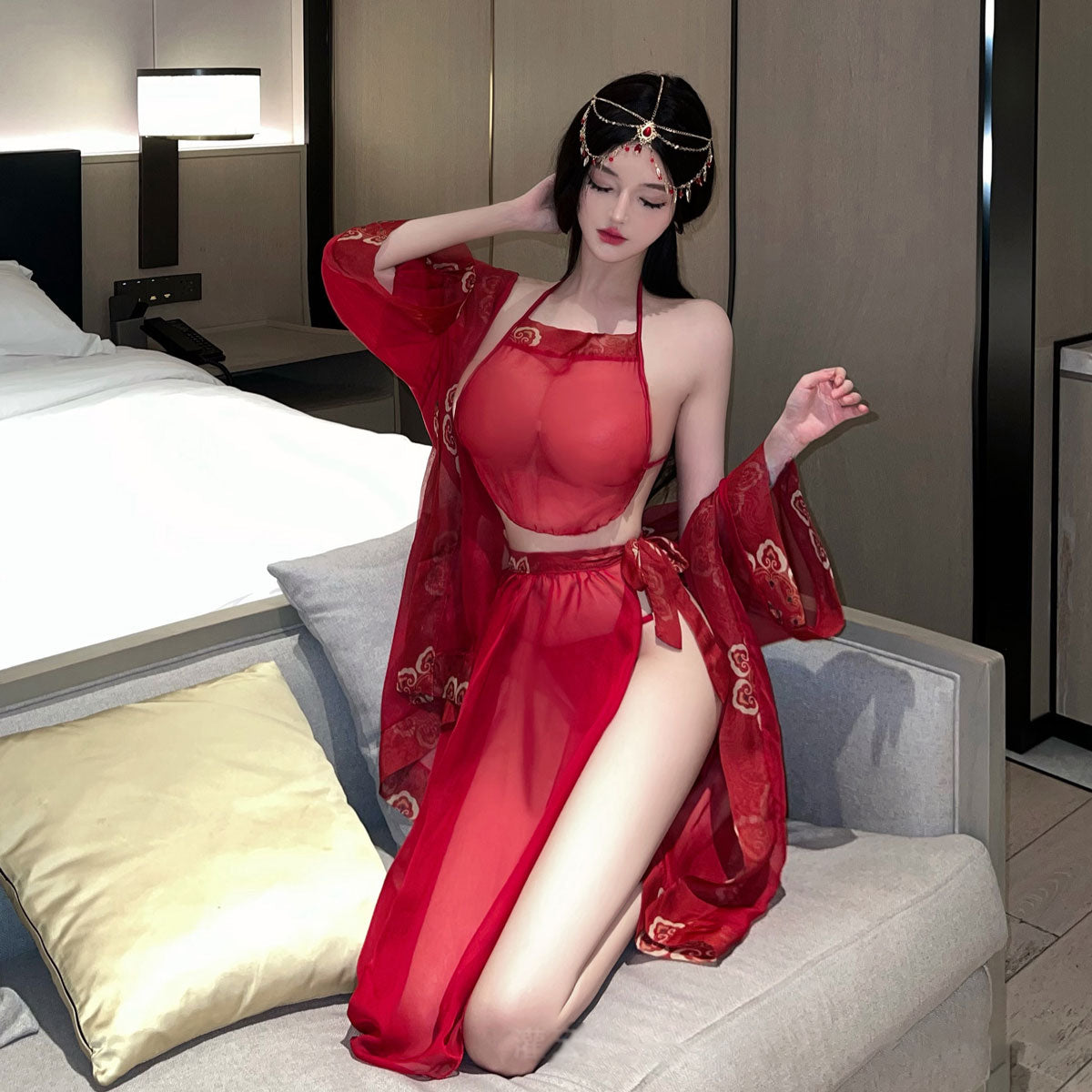 Lingerie Costume Ancient Chinese Robe Camisole and Skirt ZU1297