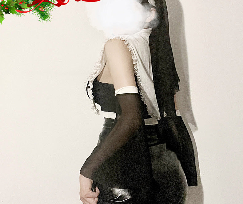 Lingerie Costume Nun Two Pieces ZU2318