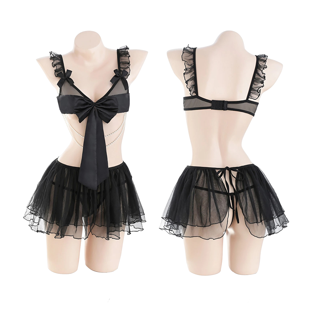Lingerie Two Pieces Butterfly Chest ZU6839