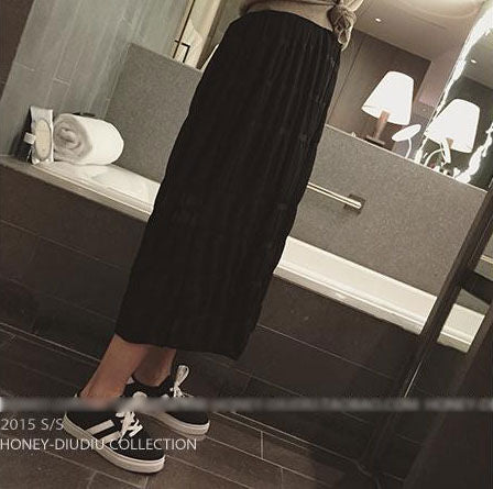 Skirt Korean Simple Long