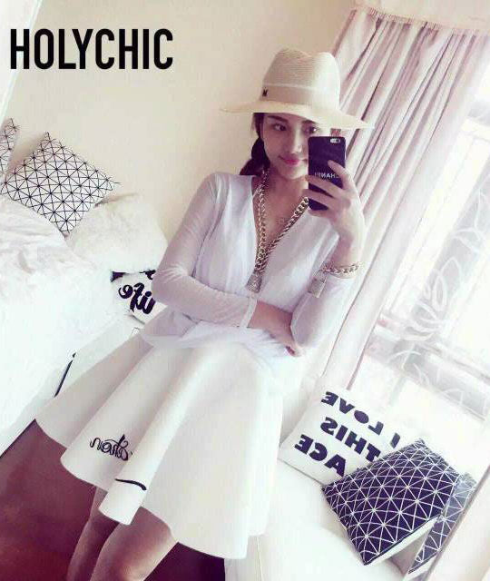 Long Sleeved Cross Fashion Top Two Way