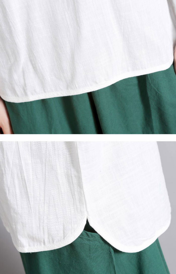 Shirt Embroidery Long Sleeved