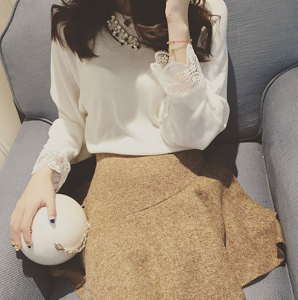 Skirt Flounced Korean