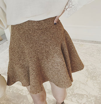 Skirt Flounced Korean
