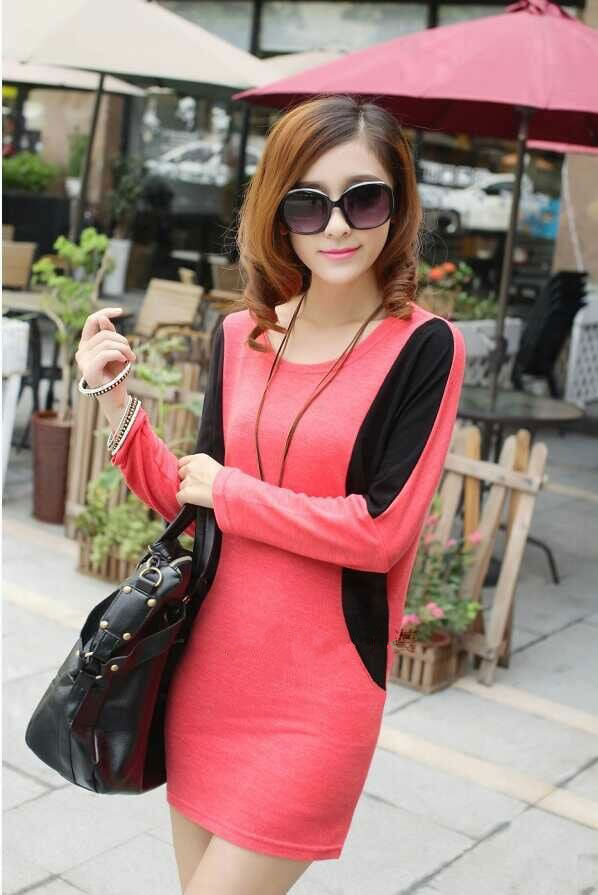 T-Shirt Black Long Sleeved Long