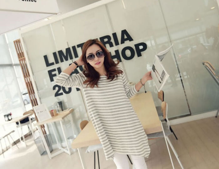 Shirt Striped Long Sleeved