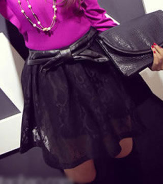 Skirt Lace with Belt