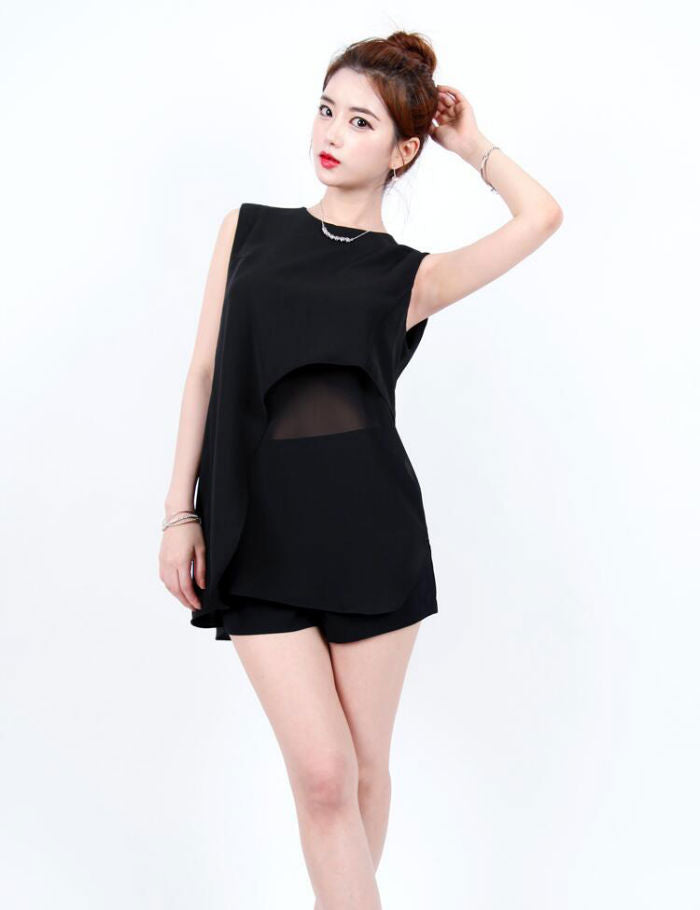 Shirt Sleeveless Korean Loose