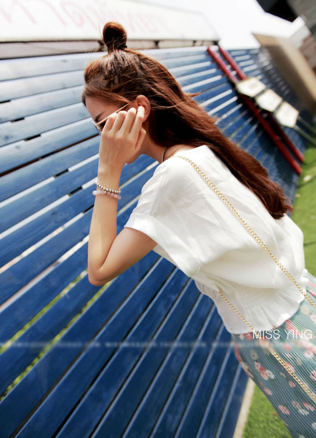 Shirt Short Sleeved V Neck Pocket