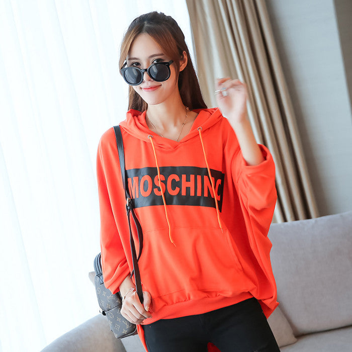 Sweater Moschino Bat Long Sleeved Hooded