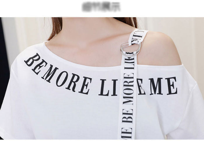 Setelan Wanita Kaos dan Celana Pendek Sporty Trendy