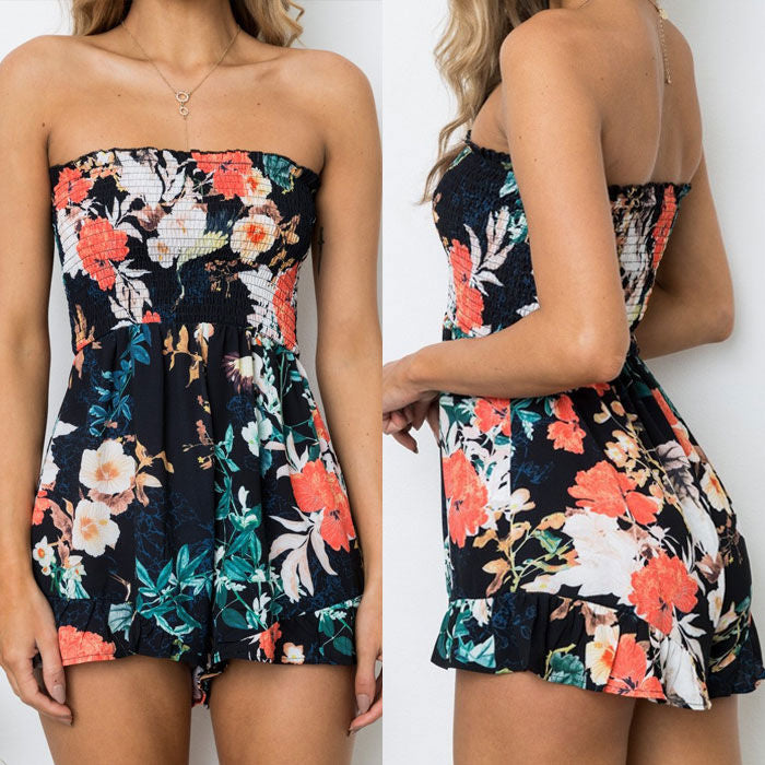 Jumpsuit Sabrina Seksi Celana Pendek Musim Panas