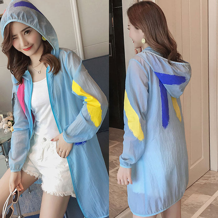 Jaket Sunscreen Panjang Musim Panas Style Korea