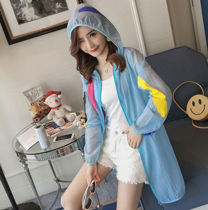 Jaket Sunscreen Panjang Musim Panas Style Korea
