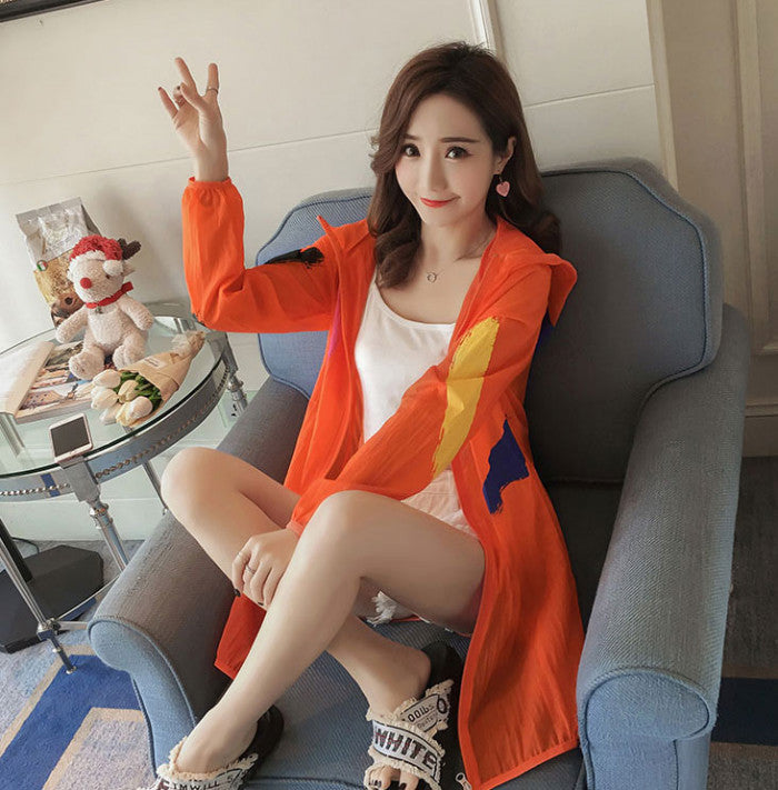 Jaket Sunscreen Panjang Musim Panas Style Korea