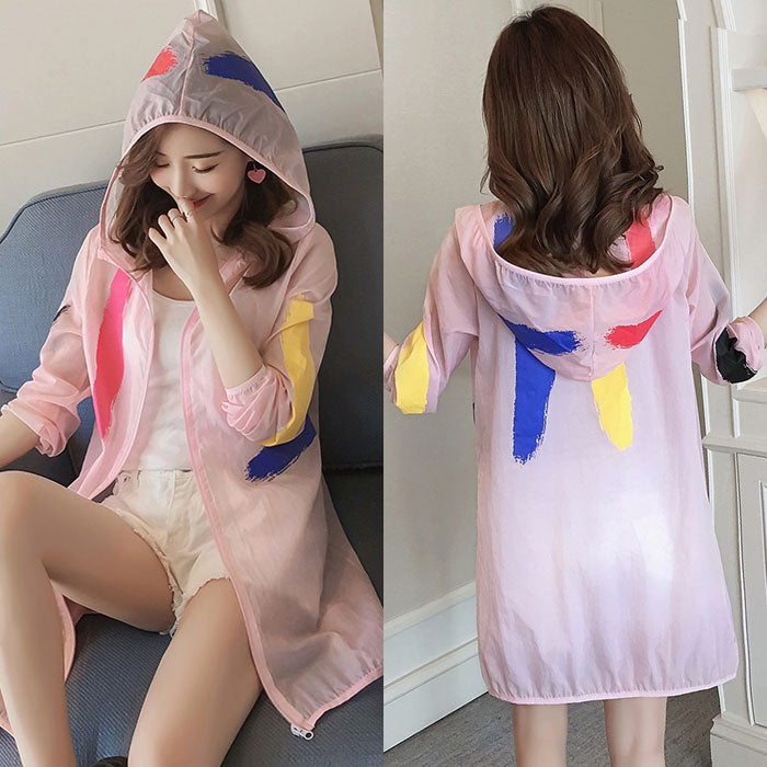 Jaket Sunscreen Panjang Musim Panas Style Korea