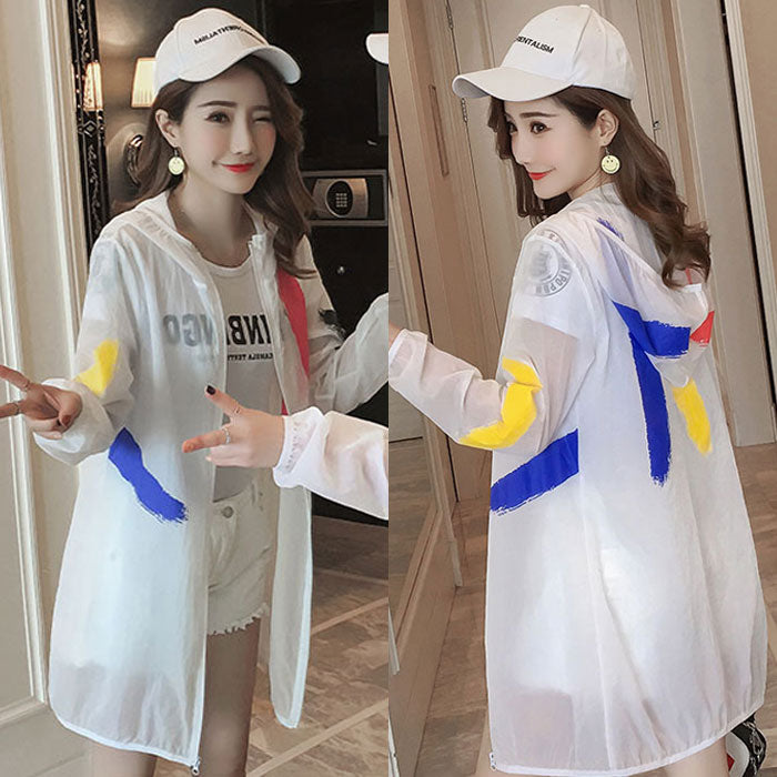 Jaket Sunscreen Panjang Musim Panas Style Korea