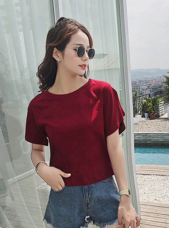 Atasan Wanita Lengan Pendek Import