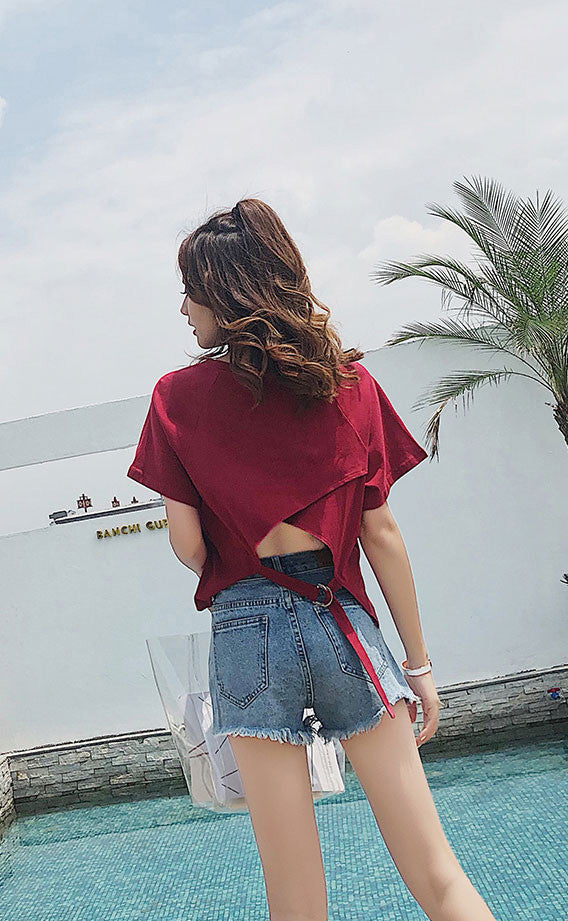 Atasan Wanita Lengan Pendek Import