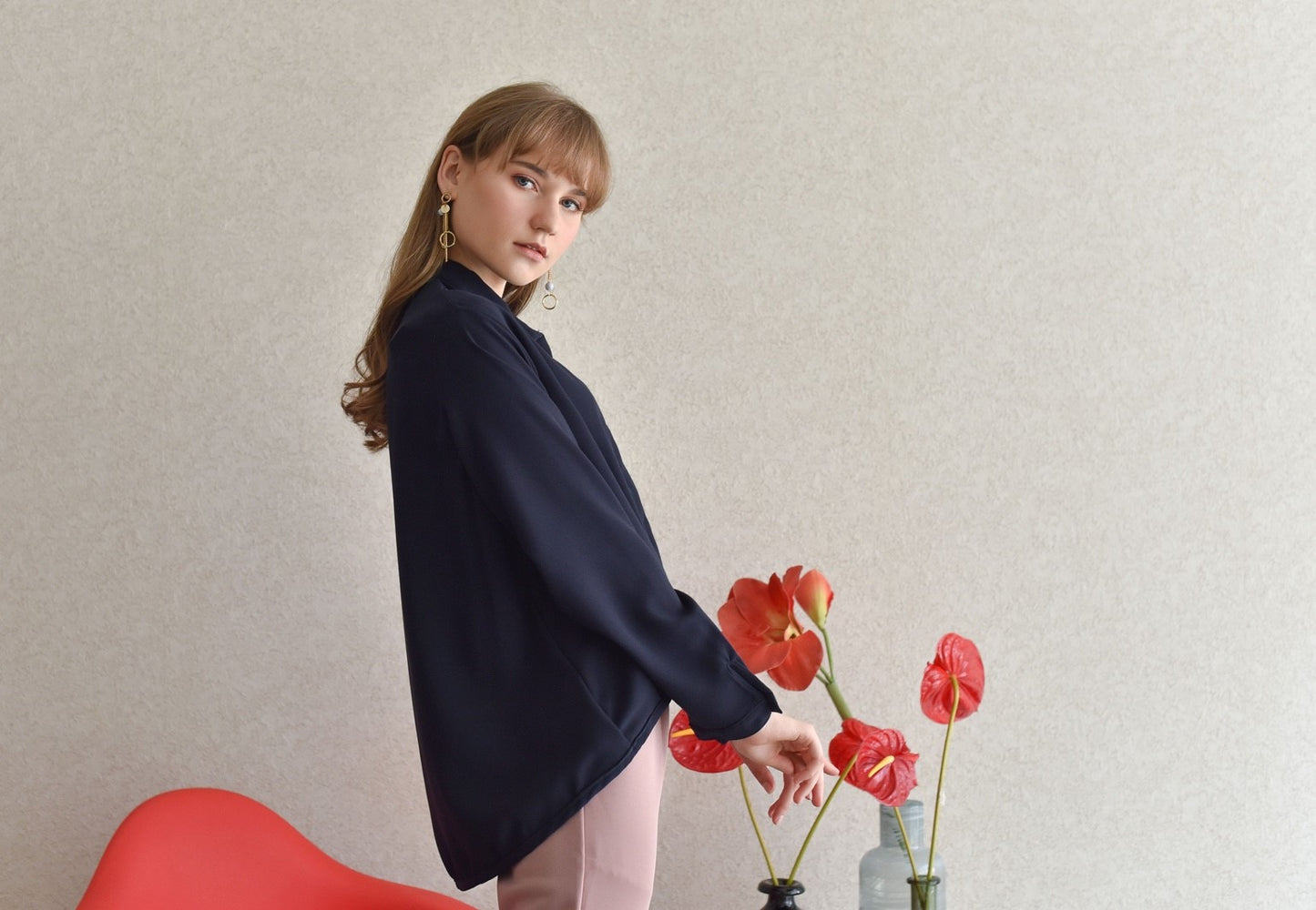 Blouse Twist Long Sleeve