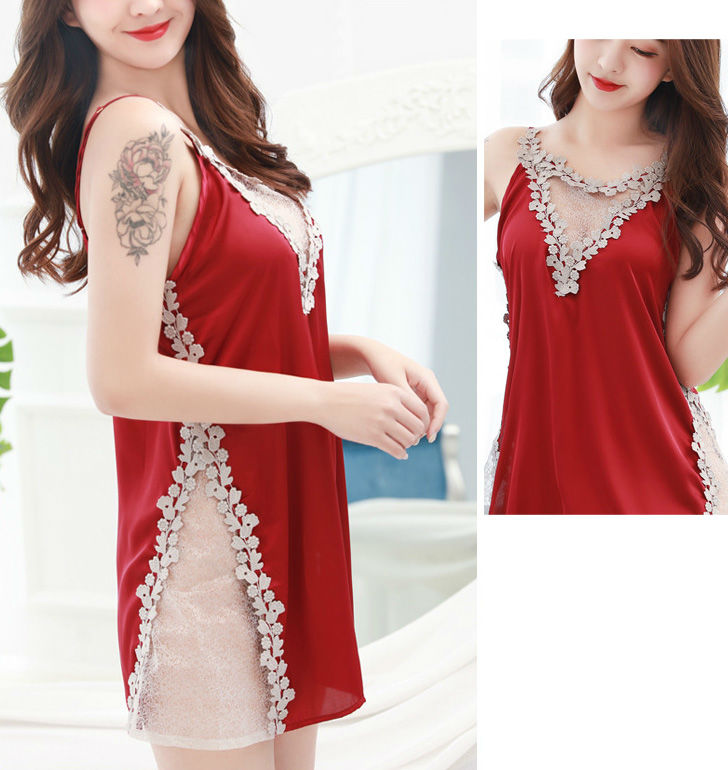 Lingerie Babydoll Lace Chest and Sides CU8316
