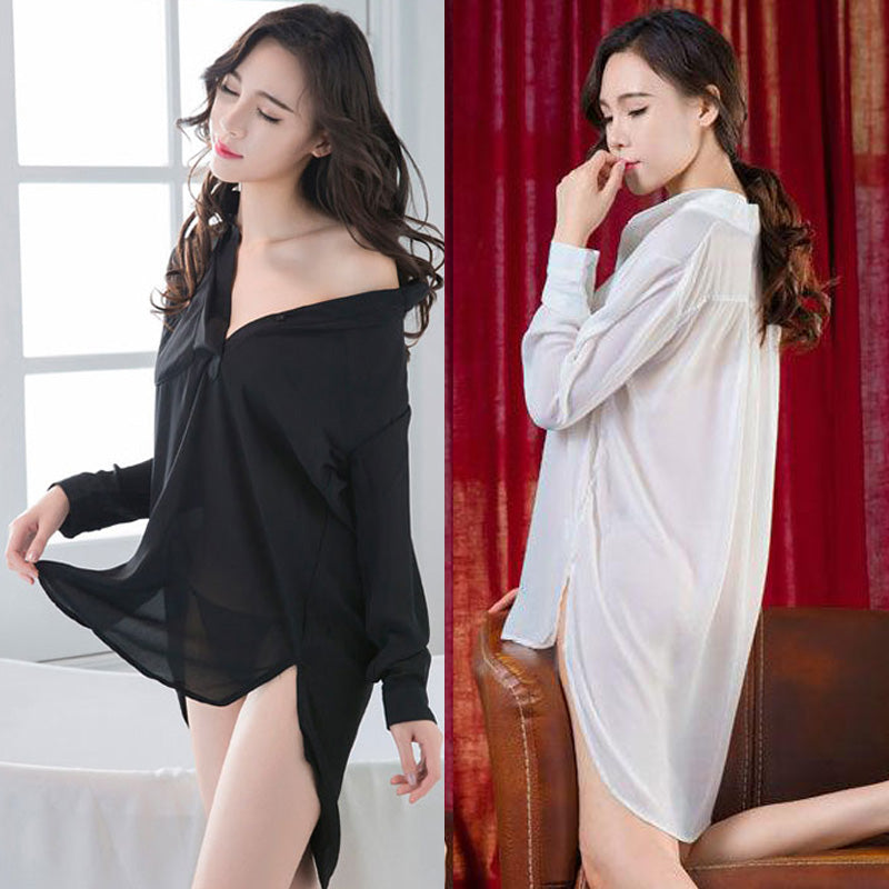 Lingerie Robe Long Sleeved CU8495