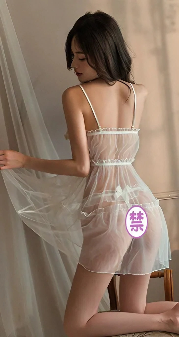 Lingerie Babydoll Bow Knot Chest CU9967