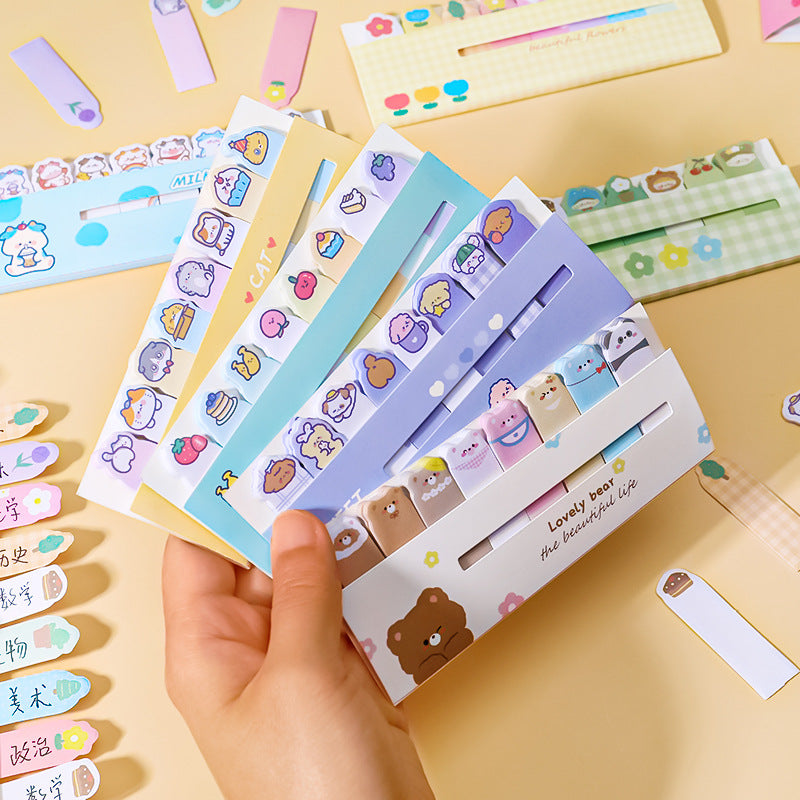 Sticky Notes Post It Memo Pad Index Pembatas Bookmark Penanda Buku Set 8 in 1