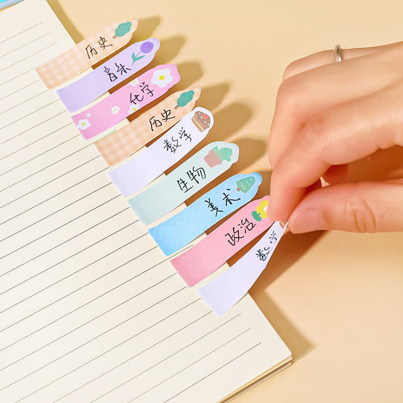 Sticky Notes Post It Memo Pad Index Pembatas Bookmark Penanda Buku Set 8 in 1