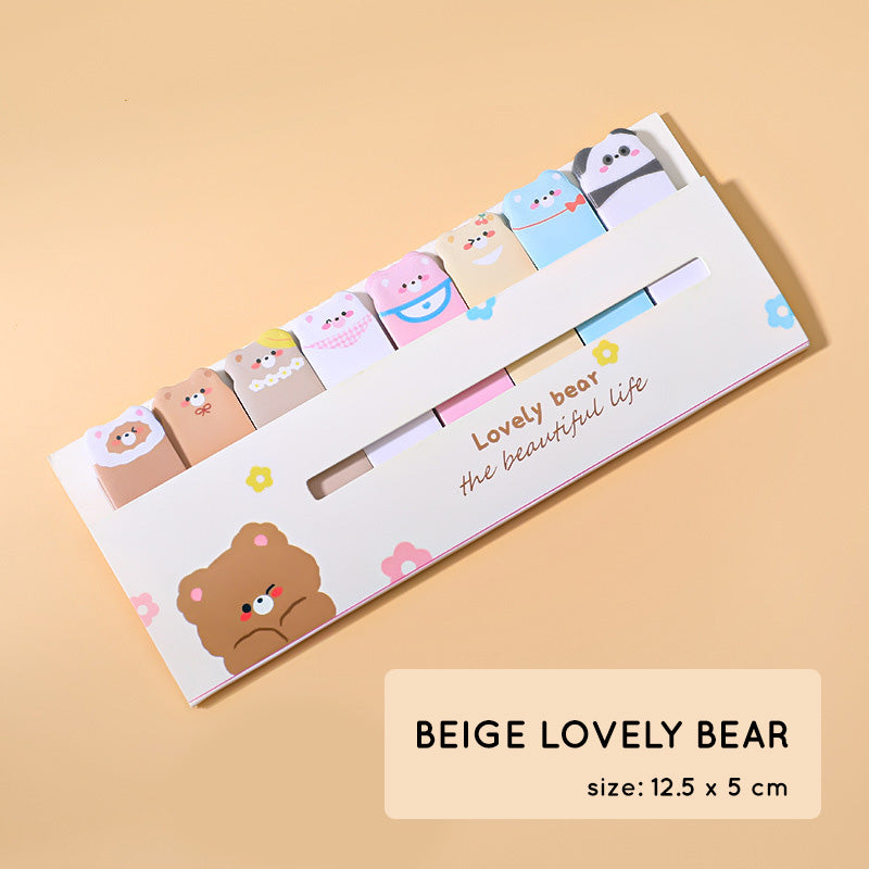 Sticky Notes Post It Memo Pad Index Pembatas Bookmark Penanda Buku Set 8 in 1