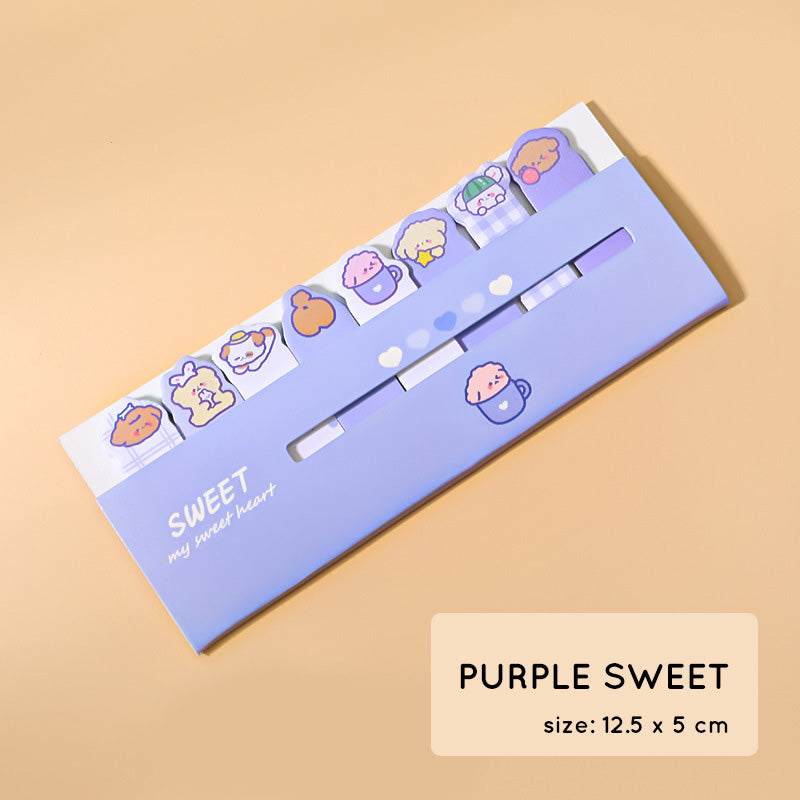Sticky Notes Post It Memo Pad Index Pembatas Bookmark Penanda Buku Set 8 in 1