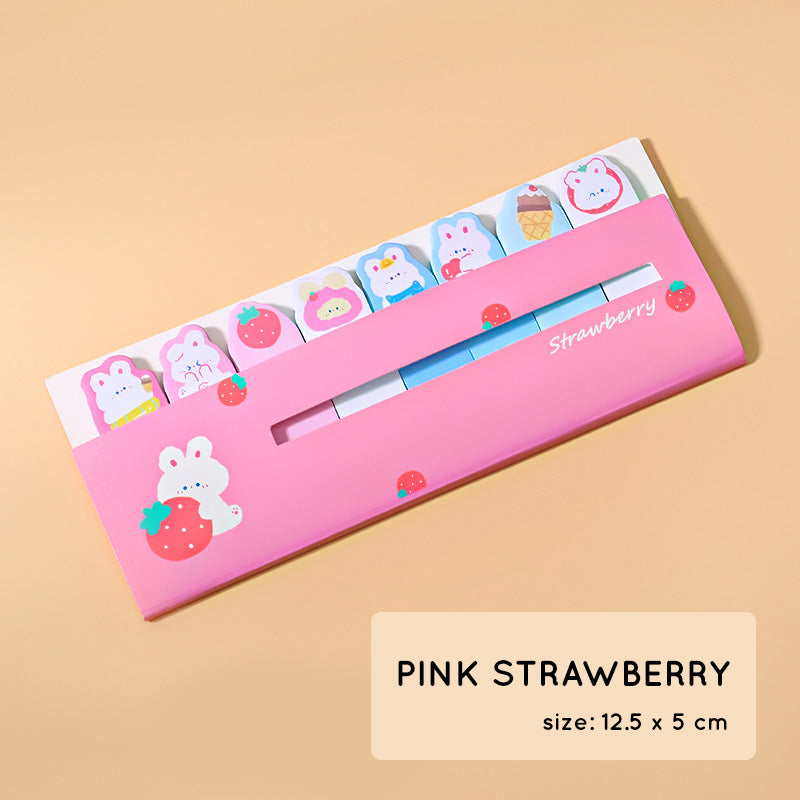 Sticky Notes Post It Memo Pad Index Pembatas Bookmark Penanda Buku Set 8 in 1