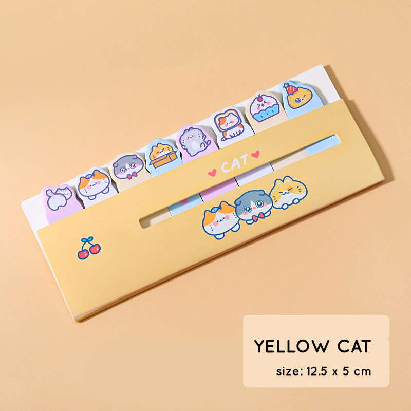 Sticky Notes Post It Memo Pad Index Pembatas Bookmark Penanda Buku Set 8 in 1