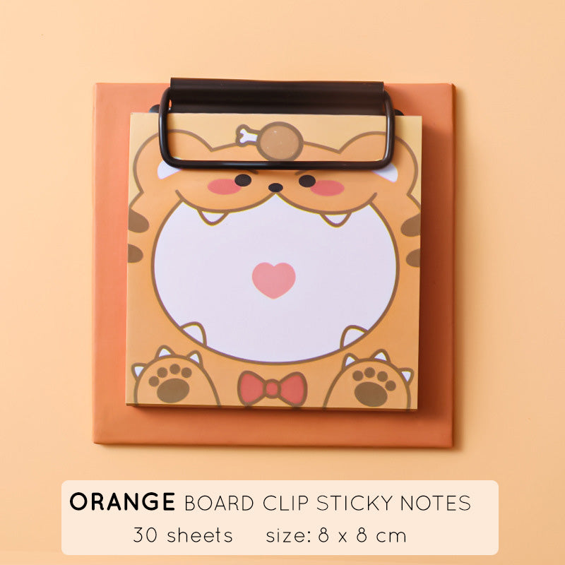 Board Clip Sticky Notes Papan Klip Memo Karakter Lucu Unik