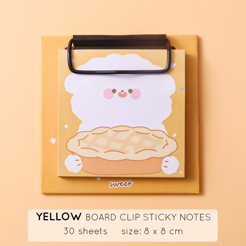 Board Clip Sticky Notes Papan Klip Memo Karakter Lucu Unik