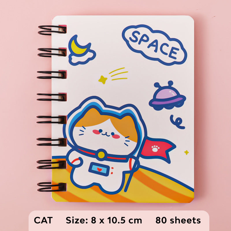 Buku Memo Kecil Spiral Notebook Mini Buku Catatan Kecil Karakter Kartun Lucu DCA0898