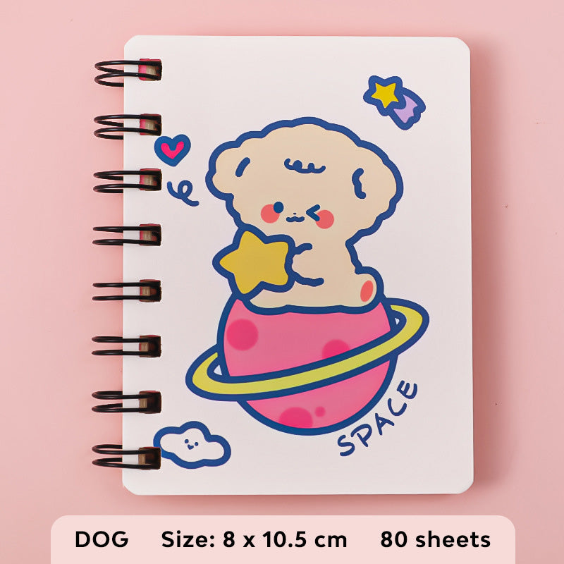 Buku Memo Kecil Spiral Notebook Mini Buku Catatan Kecil Karakter Kartun Lucu DCA0898