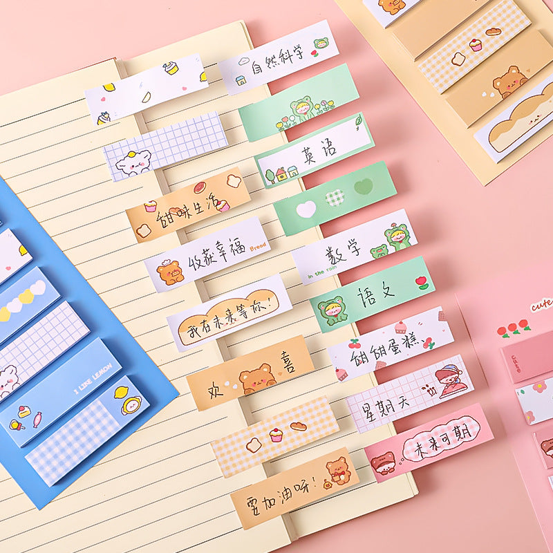 Sticky Notes Post It Memo Pad Catatan Bookmark Penanda Buku Set 6 in 1
