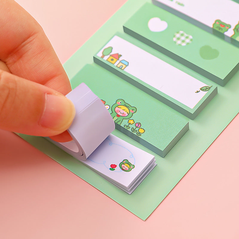 Sticky Notes Post It Memo Pad Catatan Bookmark Penanda Buku Set 6 in 1