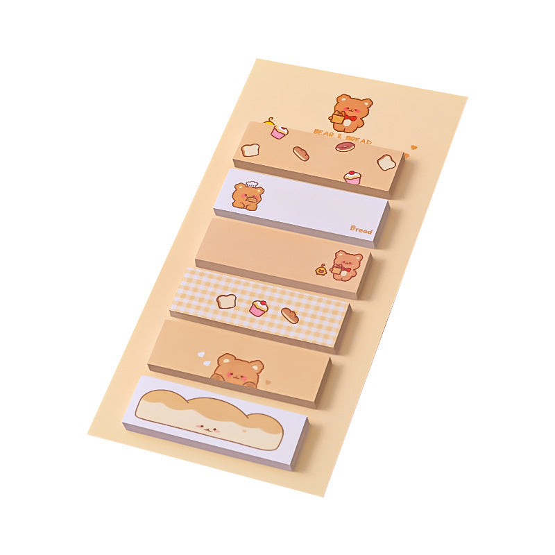 Sticky Notes Post It Memo Pad Catatan Bookmark Penanda Buku Set 6 in 1