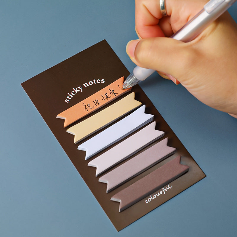 Sticky Notes Post It Morandi Gradient Memo Pad Catatan Bookmark Penanda Buku