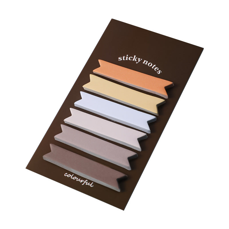 Sticky Notes Post It Morandi Gradient Memo Pad Catatan Bookmark Penanda Buku