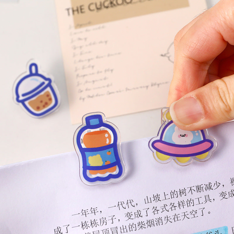 Paper Clip Akrilik Karakter Kartun Bear Lucu Penjepit Beruang