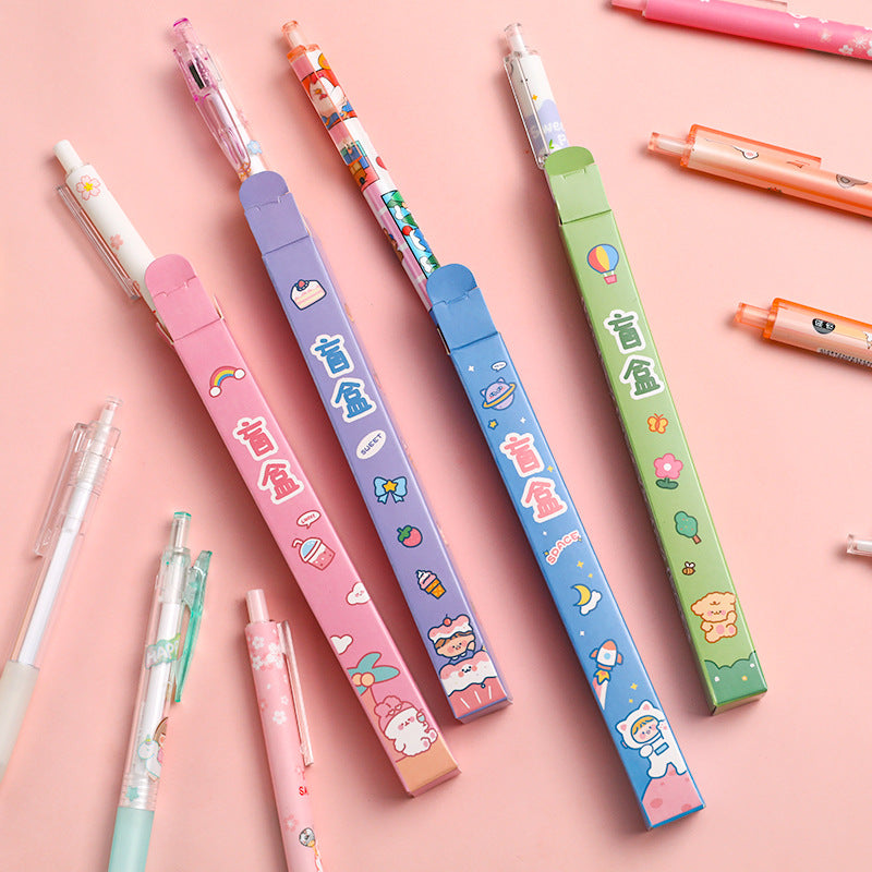 Pen Pulpen Bolpoin Bolpen Surprise Misteri Blind Box Small Gift Stationery Children Reward