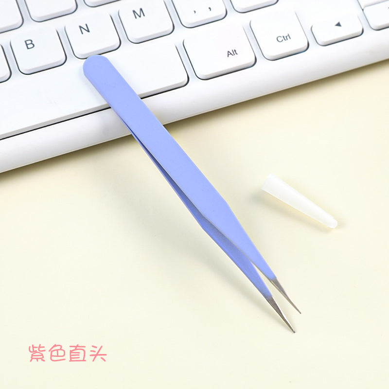 Tweezer Sticker Pinset Bengkok Lurus Lengkung Stiker Jurnal DIY Scrapbook
