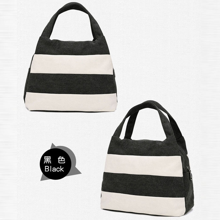 White Stripes Handbag