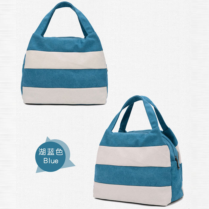 White Stripes Handbag
