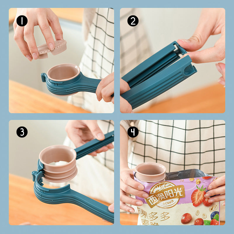 Food Sealer Nozzle Cap Clip Penjepit Bungkus Makanan Besar