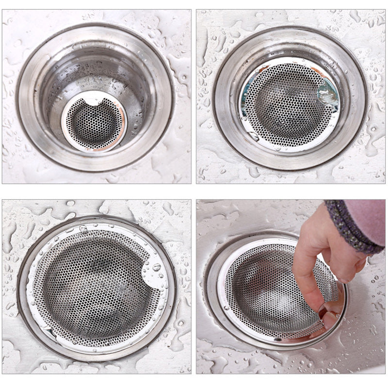 Penyaring Kotoran Wastafel Dapur Stainless Steel Anti Buntu