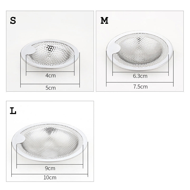 Penyaring Kotoran Wastafel Dapur Stainless Steel Anti Buntu